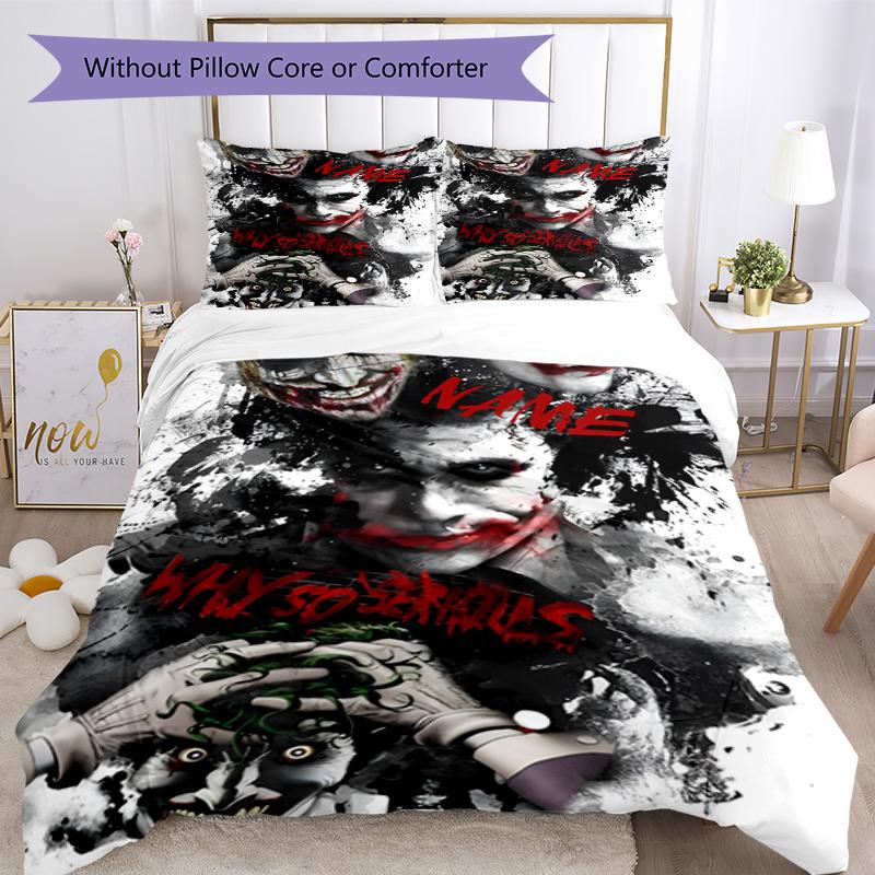 Warner Bros. Movies (24) Customize Your Name Bedding Set Breathable Duvet Cover with Pillowcases Home Decoration Birthday Gift