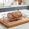 V Shape Turkey Cooking Support Stand Stainless Steel Grilling Roasting Rack For Oven And Outdoor Barbecue Accessory