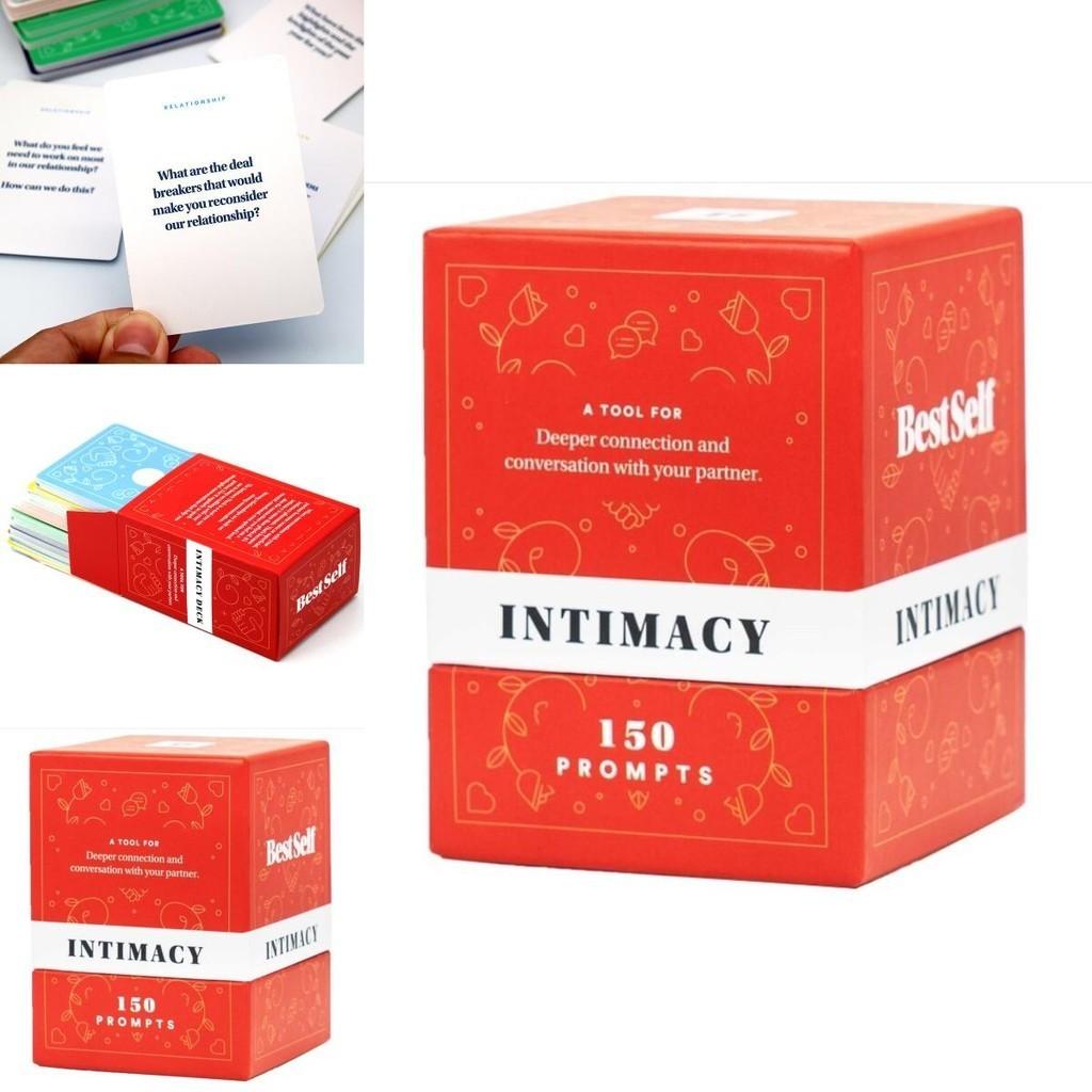Bestself Intimacy Deck 150 Carte Per Coppie Gioco da Tavolo Inglese Strategia