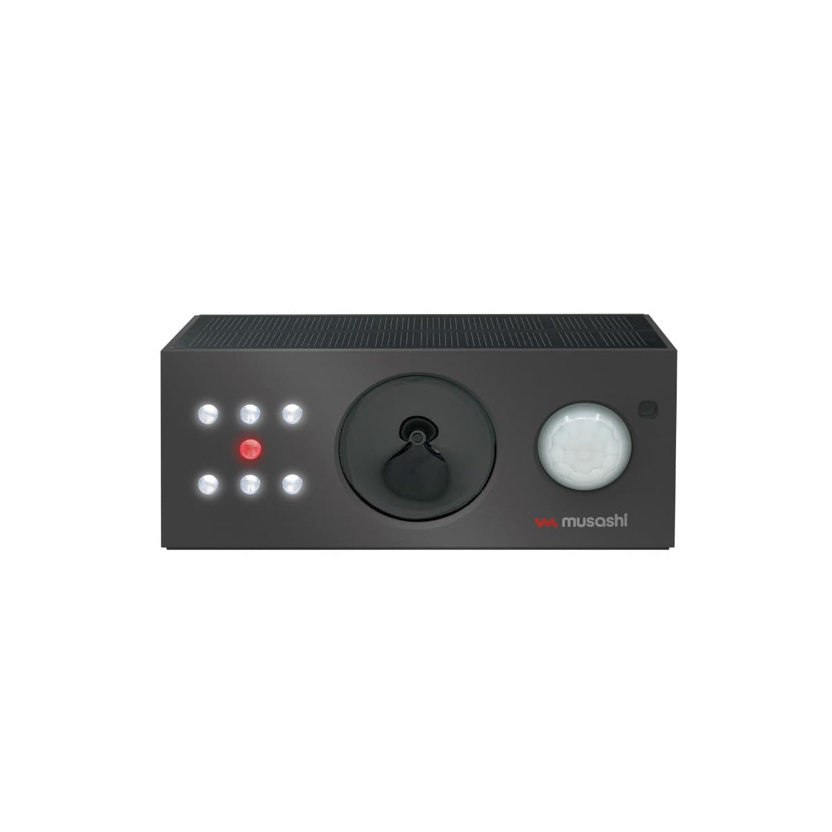 

MUSASHI Солнечный Отпугиватель Птиц и Животных, Контроль Вредителей, Птицы, IP65 Водонепроницаемый, Отпугиватель, Устройство, Сдерживающее средство, Дизайн, REP-700 чёрный