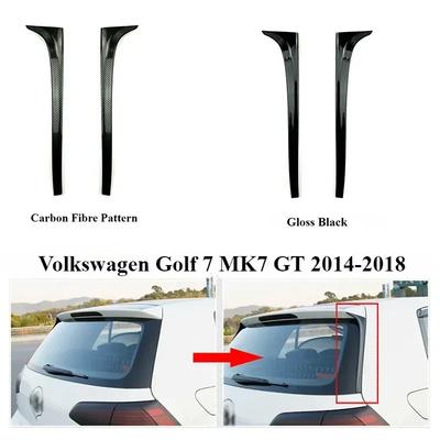 2 stuks achterruit zijspoiler/vleugel sierlijst/lip/canard/splitter voor Volkswagen VW Golf 7 MK7 Rline 2014 2015 2016 2017 2018