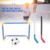 Children Sports Ice Hockey Soccer Goals Balls Pump Practice Game Toy Set