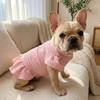 Flying Sleeve Dog Princess Dress Breathable Mesh Princess Apparel Pet Cake Skirt  Daily Wear