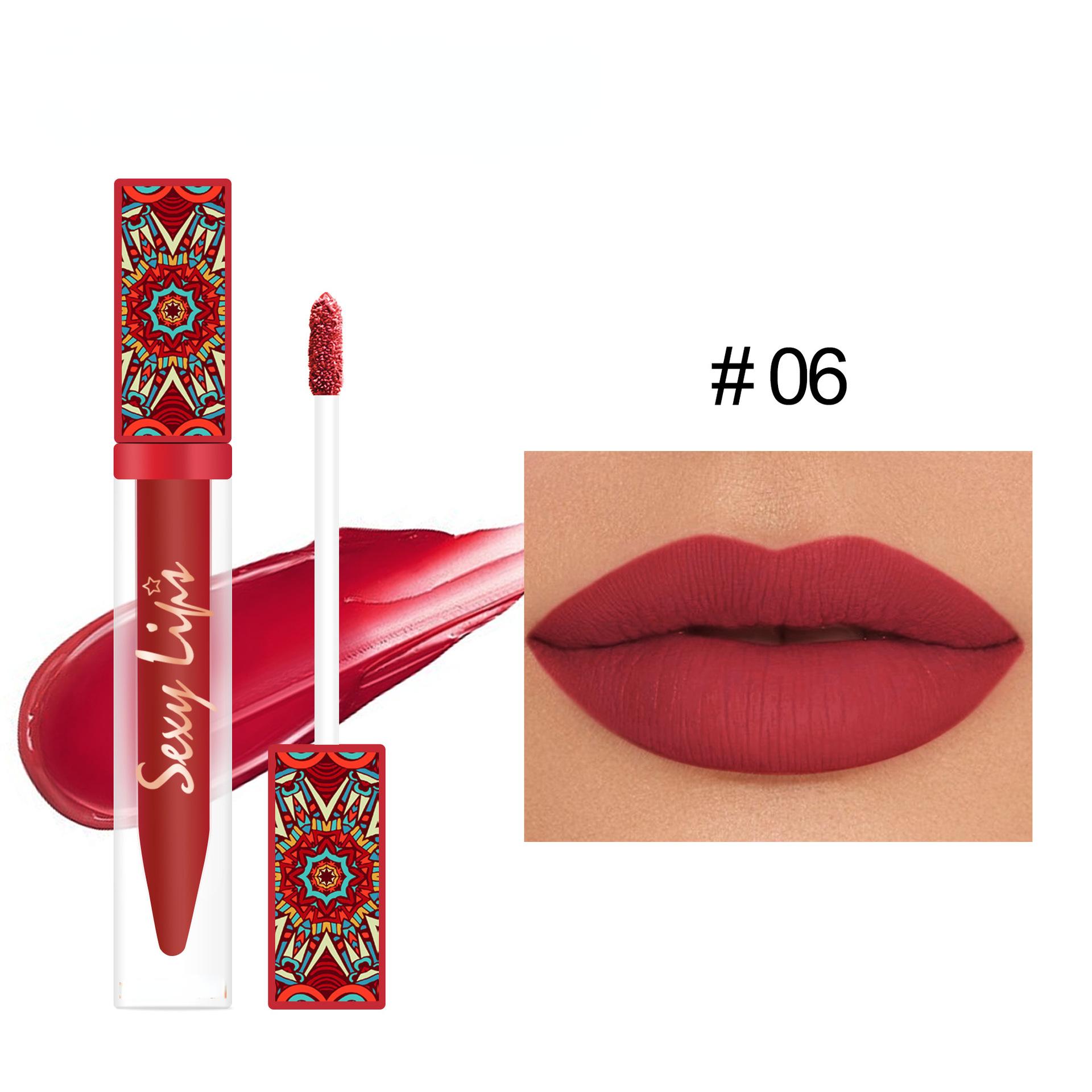 

Губная помада для макияжа, жидкая бархатная матовая блестящая губная помада, красная помада телесного цвета, женская долговечная водостойкая косметическая косметика