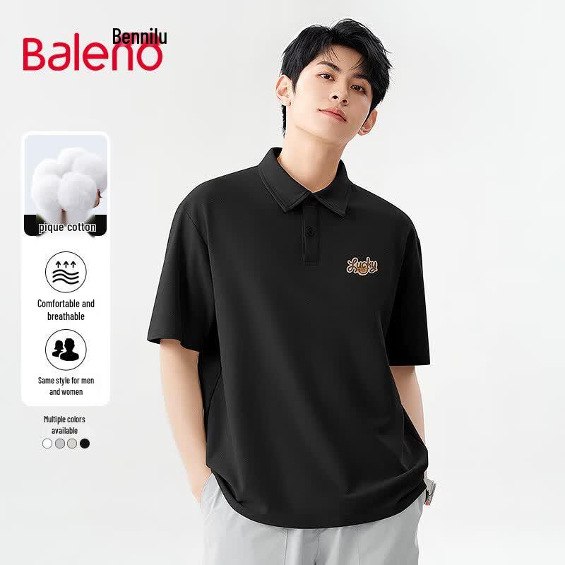 

Baleno Men s American Style Short Sleeve Polo Shirt 5XL