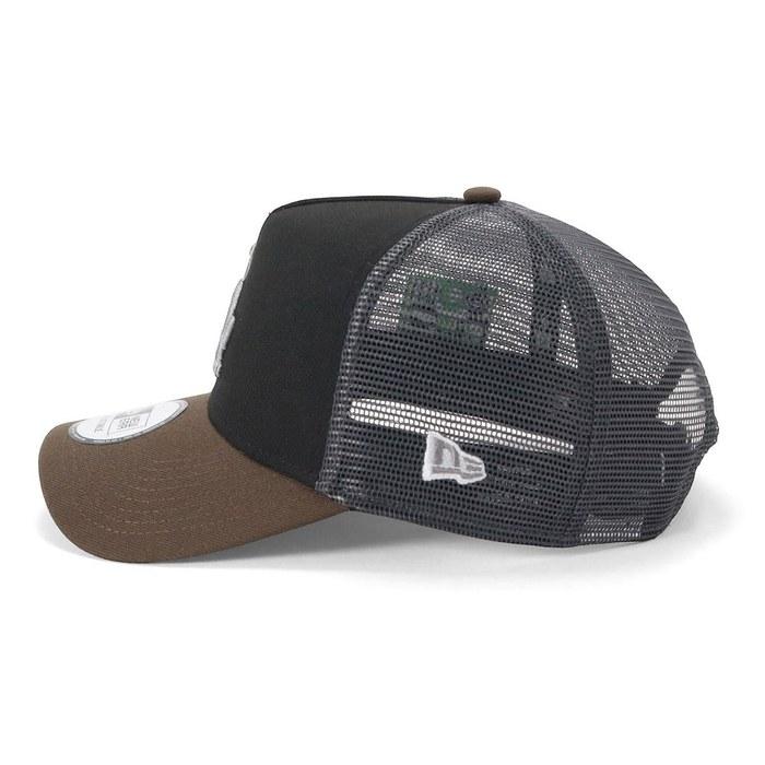 New Era 9FORTY A-Frame Trucker Cap 15206457 (LA Black/Walnut)