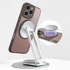 360° Rotating Bracket Magnetic Case for iPhone 17 16 15 13 11 14 12 Pro Max Matte Hard Acrylic Wireless Charge Protection Cover