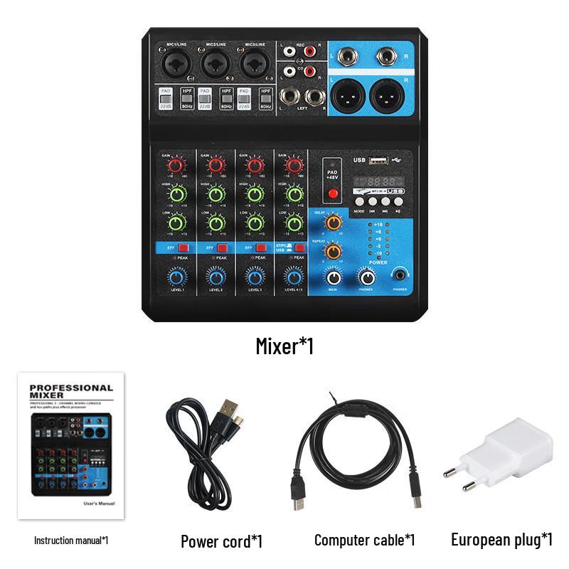 

Junshi USB Bluetooth Live Streaming Mixer & Sound Card