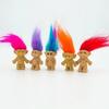 Neue Mini-Troll-Puppen Anime Actionfigur Bunte Haare Familienmitglieder Modelle Sammlung Kinderspielzeug für Heimdekoration Geschenk