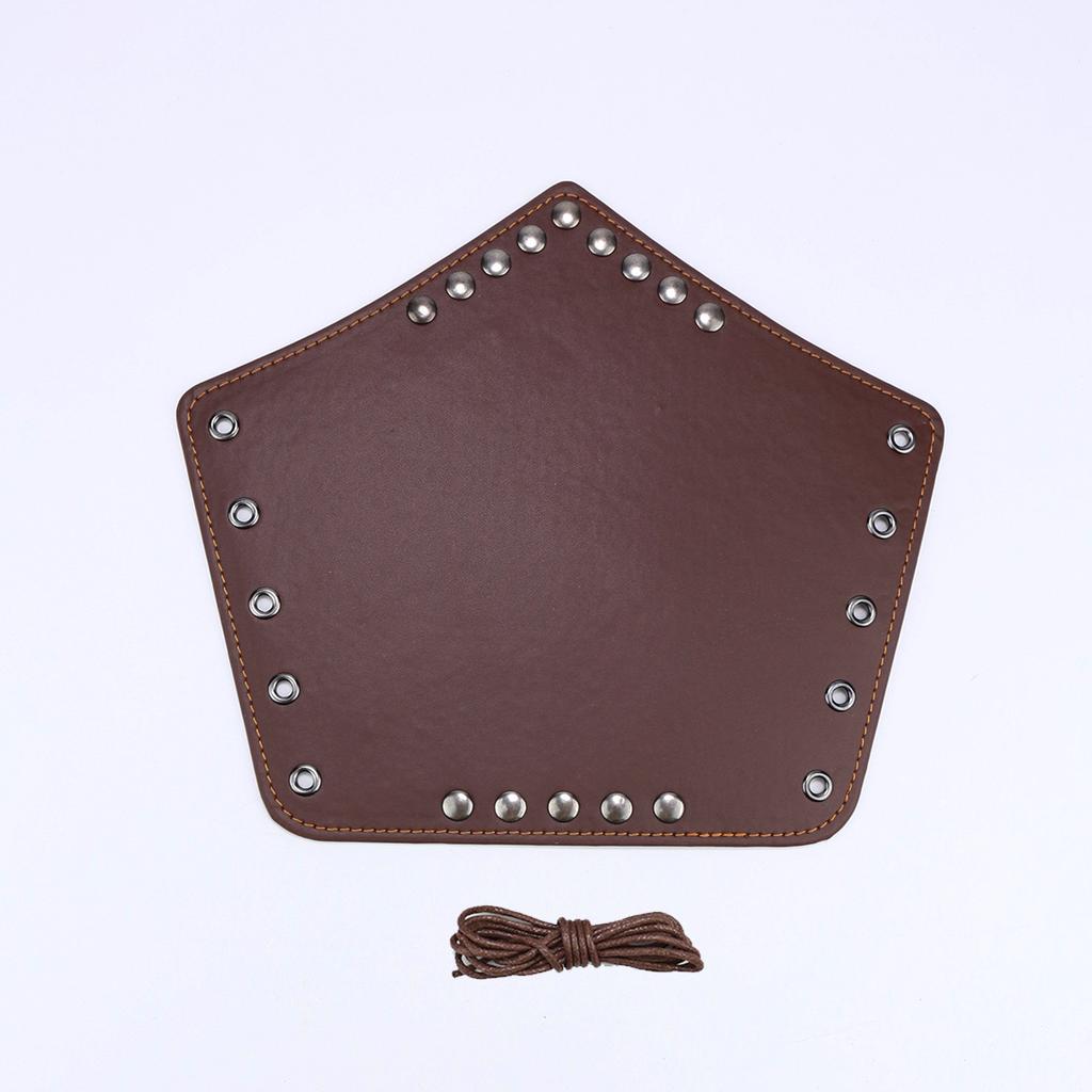 Medieval Men'S Leather Orgy Knight Belt Viking Wristband Halloween Punk Cosplay Bracer