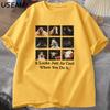 Es sieht genauso cool aus, wenn du es tust T-Shirt Unisex Damen Baumwolle Kurzarm Lustiges Meme T-Shirt Unisex Lässig Rundhals T-Shirts