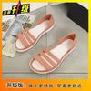 Versatile and Wet Water Korean Version of Non-slip and Waterproof Women's Sandals 2025 Summer New Flat-bottomed Beach Seaside Women's Sandals