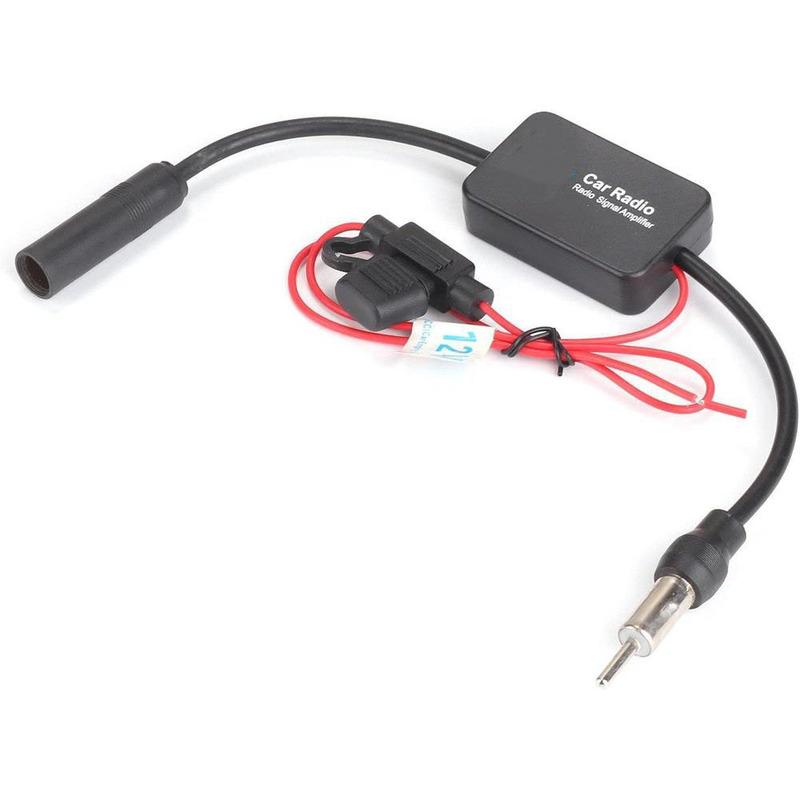12V Car Radio Signal Amplifier Booster FM/AM Aerial Antenna Signal Booster Amplifier Copper Signal Cable For cars buses trucks