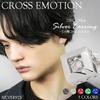 CROSS EMOTION [Special Edition] SpotLight-Dia Dancing Stone Sterling Silver 925 Earrings In Ruby Red (Single Earring) for Men and Women