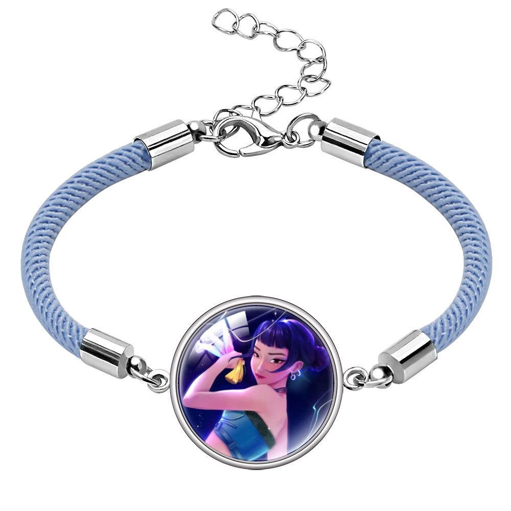 Rumi Zoey Mira Gem Bracelet Cartoon Multi-Color Rope Hand Jewelry