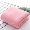 Coral Velvet Bath Towel Water Absorption Bathing Body Towel Pure Color for Bathroom Hotel Pink