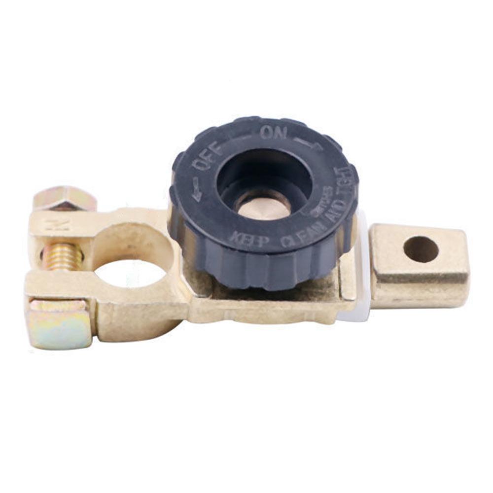 

10/17mm Power Cut Off Kill Switches Car Battery Terminal Isolator Boat/Yacht Alloy-Black-17mm