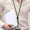 3 in 1 ID Card Badge Lanyard Adjustable Hanging Rope Cell Phone Rope Neck Straps Key Chain  Staffs
