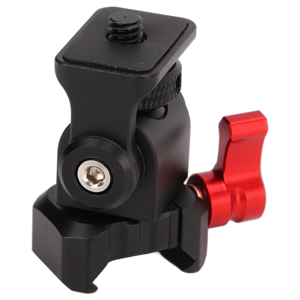 Universal 1 4in Thread Field Monitor Mount Holder with Quick Release for NATO Rail Clamp 360 Degree Rotation and 180