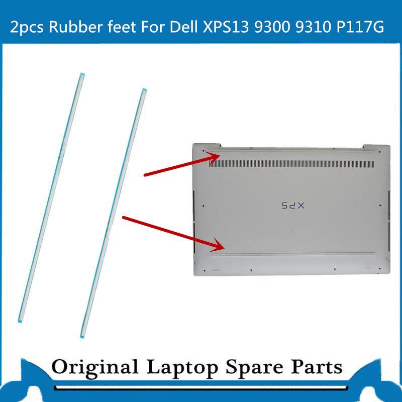 2pcs New For Dell Xps 13 9300 9310 P117G Rubber Feet D Case Feet White with adhensive