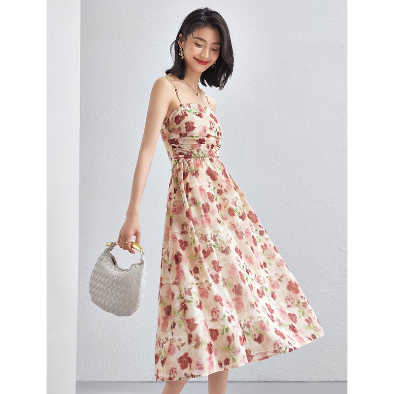 ORIGIN Women s Printed A-Line Maxi Slip Dress L розовый