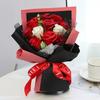 Soap Bouquet Carnation Artificial Flowers Gift Set Home Decoration Mini Bouquet Centerpiece for Valentine Day
