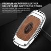 Car Sticker Hot For Ford Car Metal Leather Remote Key Case Cover For Ford Territory EV EcoBoost S350 Yuhoo 7 8 Transit Equator K