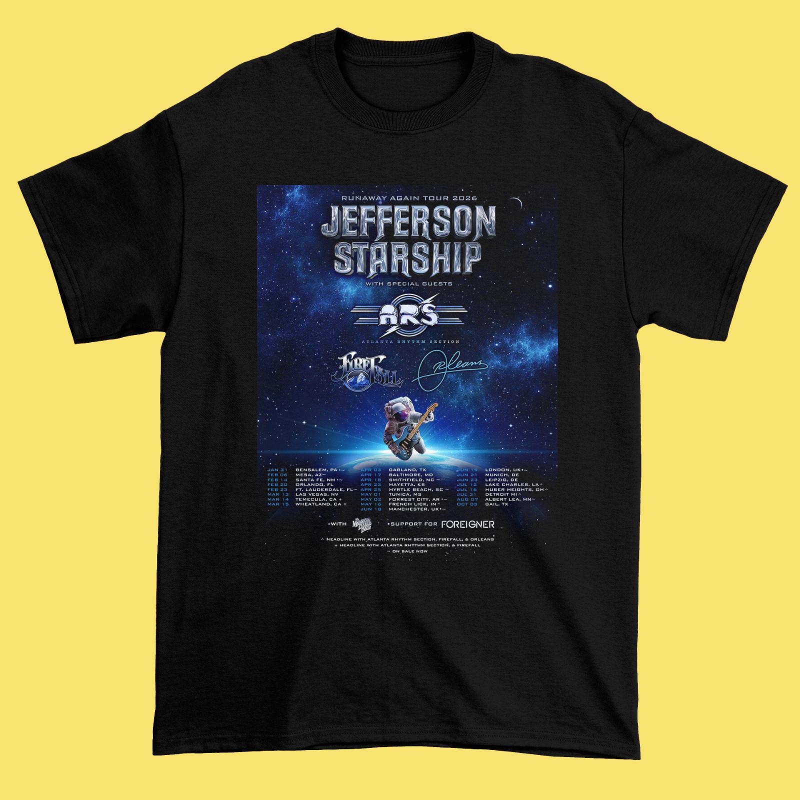 Jefferson Starship Announces Runaway Again Tour Dates for 2026 Shirt TH144 S