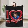 I Love My Boyfriend John Logan Knitted Blankets Off Campus Wool Throw Blankets Airplane Lightweight Bedsprea,