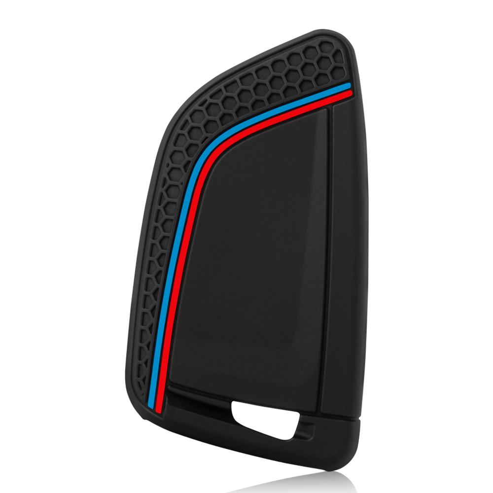 Nøkkelveske for BMW 520 525 F30 F10 F18 118i 320i 1 3 5 7-serie X3 X4 M3 M4 M5 Bil Smartnøkler Deksel Fob Veske Skall Beskytter
