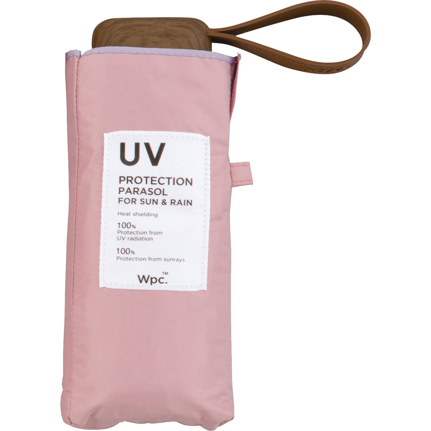 

50cm Folding Sun Umbrella with Tiny Pink Light UV Compact and Square Easy to Store in a Small Perfect for or Anywhere Product Wpc. Women s Interior, рожевий