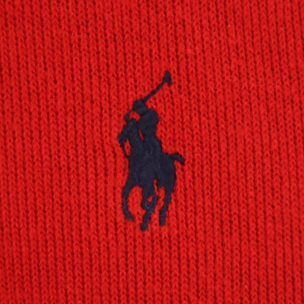POLO RALPH LAUREN Long sleeve Half zip knit XS Red Men's Used