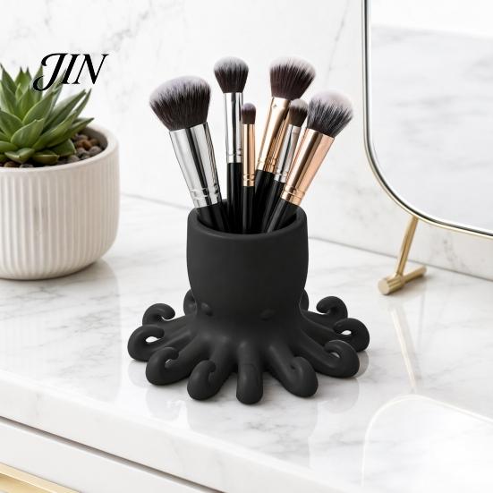 Stationery Holder for Office 3D Printed Pen Holder, Octopus Shape Pencil Cup, Cute Ocean Style Decor Animal Desktop Organizer Home Accessory