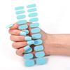 Solid Color Gel Nails Stickers Semi Cured Gel Nail Strips Gel Wraps Nails Art Decoration Manicures Stickers for Nails
