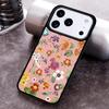 Vintage Leaves Flower Phone Case For iPhone 17,16e,15,14,13,12,11,Mini,Pro,MAX Soft Silicone Cover