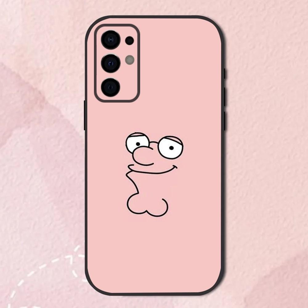 F-Family Funny Guy Phone Case For Samsung S24,S21,S22,S23,S30,Ultra,S20,Plus,Fe,Lite,Note,10,9,5G Black Soft Shell