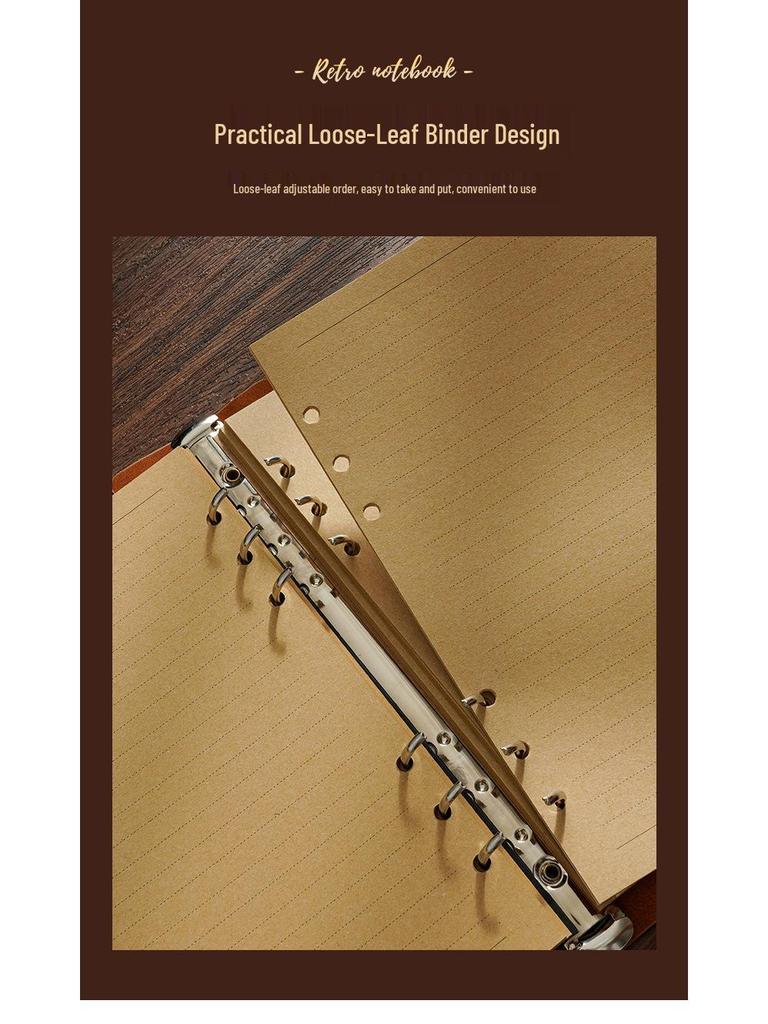 Magisches Tagebuch A5 Retro Akademischer Planer - Hochwertiges Dickes Notizbuch