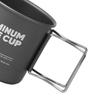 1/2Pcs Camping Mug with Foldable Handle Camping Cups for Backpacking Hiking Traveling and Picnic