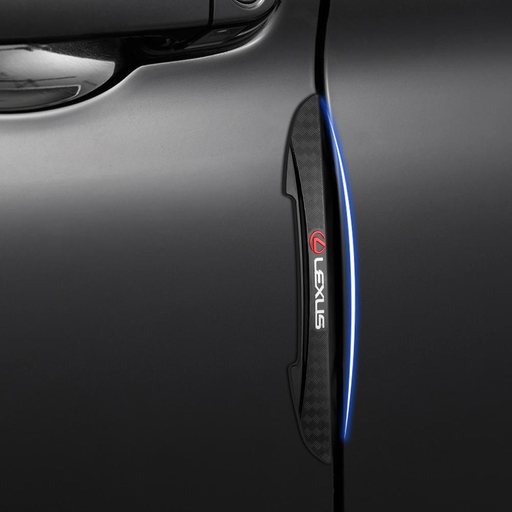 4 Stück Auto Türkantenschutzleisten Aufkleber Kollisionsschutz Kratzaufkleber für Lexus LS LC IS350 ES300 GS350 CT200h GX460 NX300