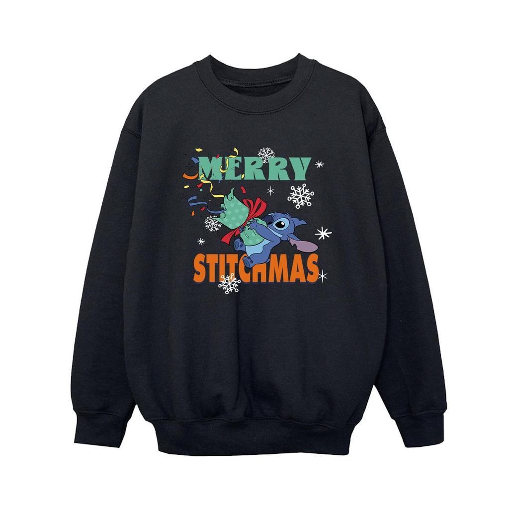 Lilo & Stitch Boys Merry Stitchmas Sweatshirt