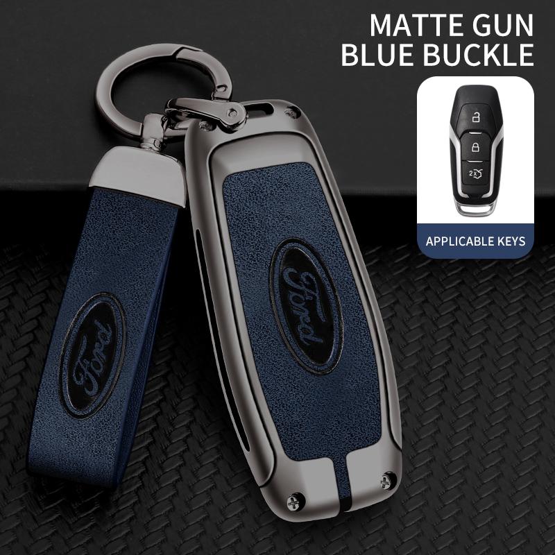 Fashion Alloy Car Key Case Cover Shell ProtectorFor Ford Focus 3 4 ST Mondeo 5 MK5 Mustang F-150 Explorer Edge Fiesta Kuga MK34 ARS1