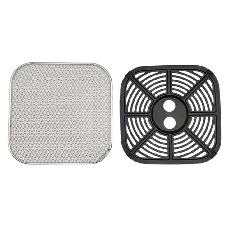 Universal Air Fryers Replacement Rack Square Air Fryers Grill Pan For Great Airflow And Consistent Cooking Results
