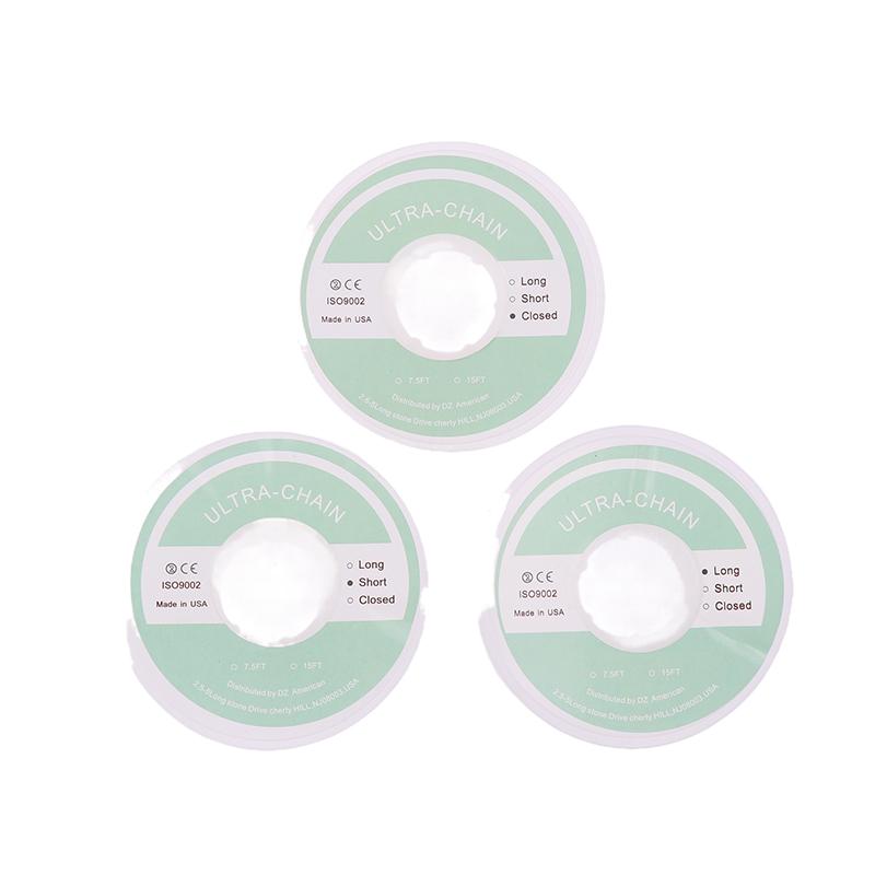 Clear Rubber Chain Orthodontic Elastic Ultra Power Chain Rubber Band Gum Ortho