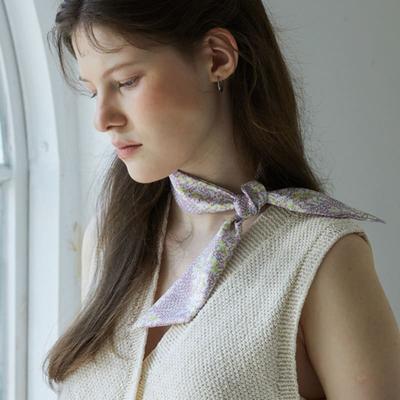 ANA MAISON Hide and Seek Twilly Silk Scarf [PMT-1421]