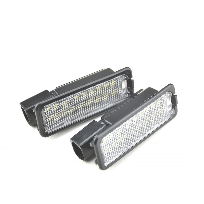 Fit For New Beetle 9C 2002-2010 Fit For Passat CC 35 2008-2016 2PCS Car LED License Plate Light With Canbus
