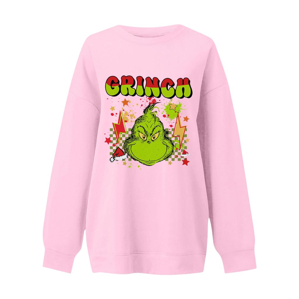 Crewneck Sweatshirt For Women Fall Graphic Sweatshirts Vacation Long Sleeve Drop Shoulder Pullover