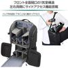 HAKUBA Camera Bag GW-STANDARD Ridge Backpack 27 AZ Black AMZSGWSR-BP27 Lightweight, Large Capacity, Access from Both Sides, Camera Backpack 4977187005