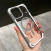 Rüstung Transparent Magnetische Drahtlose Aufladung Für Magsafe Fall für iPhone 14 11 12 13 15 Pro Max Stoßfest Hybrid Stoßstange Abdeckung
