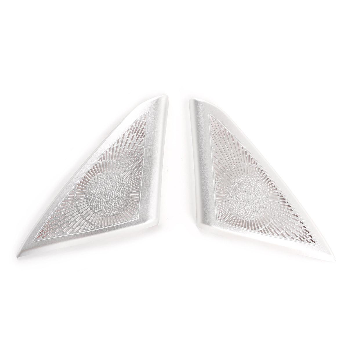 

Для BMW 7 серии F01 F02 F03 F04 2009-2014 аксессуары из алюминиевого сплава внутренняя отделка двери аудио динамик крышка наклейка серебряный