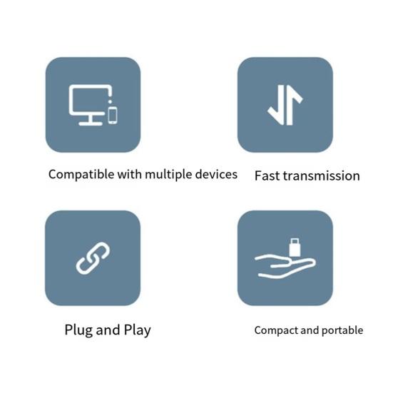 5Pcs Type-C To USB 3.0 Adapter USB-C Female To USB Male Converter with Fast Charging And Data Transfer Universal USB-C Connector
